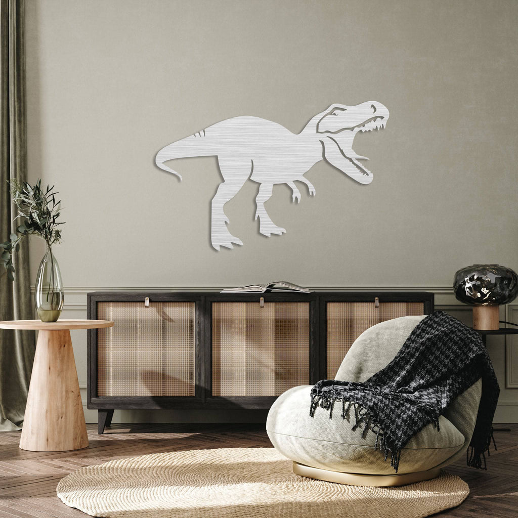 T Rex Dinosaur - Metal Wall Art - MetalPlex