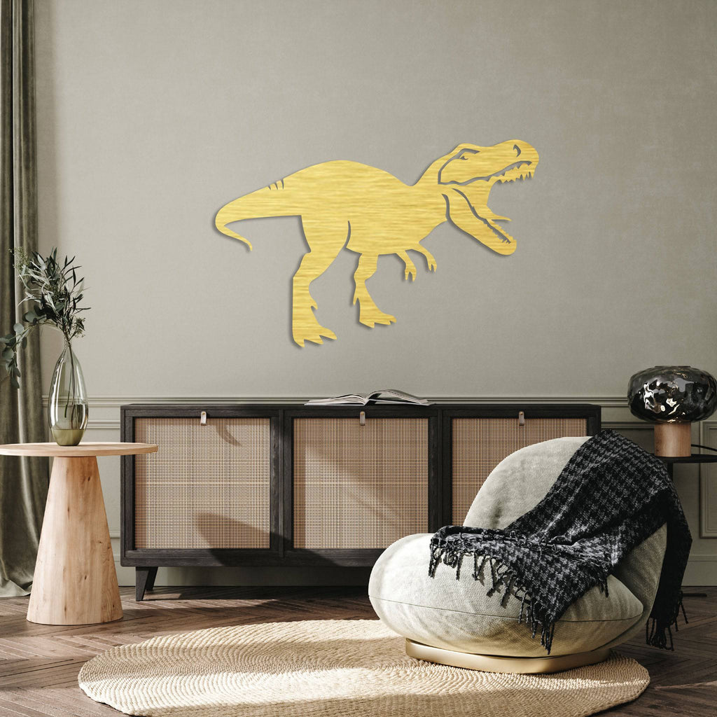 T Rex Dinosaur - Metal Wall Art - MetalPlex