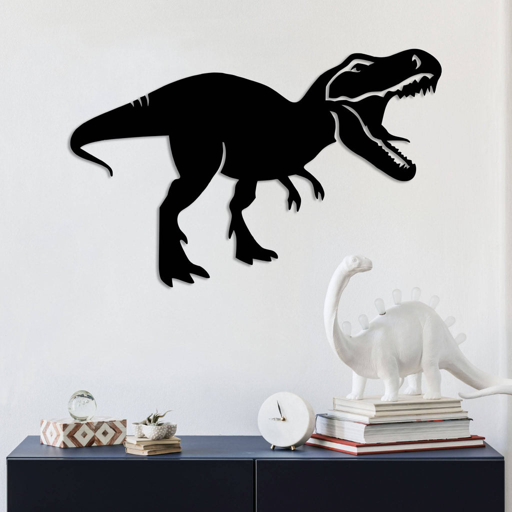 T Rex Dinosaur - Metal Wall Art - MetalPlex