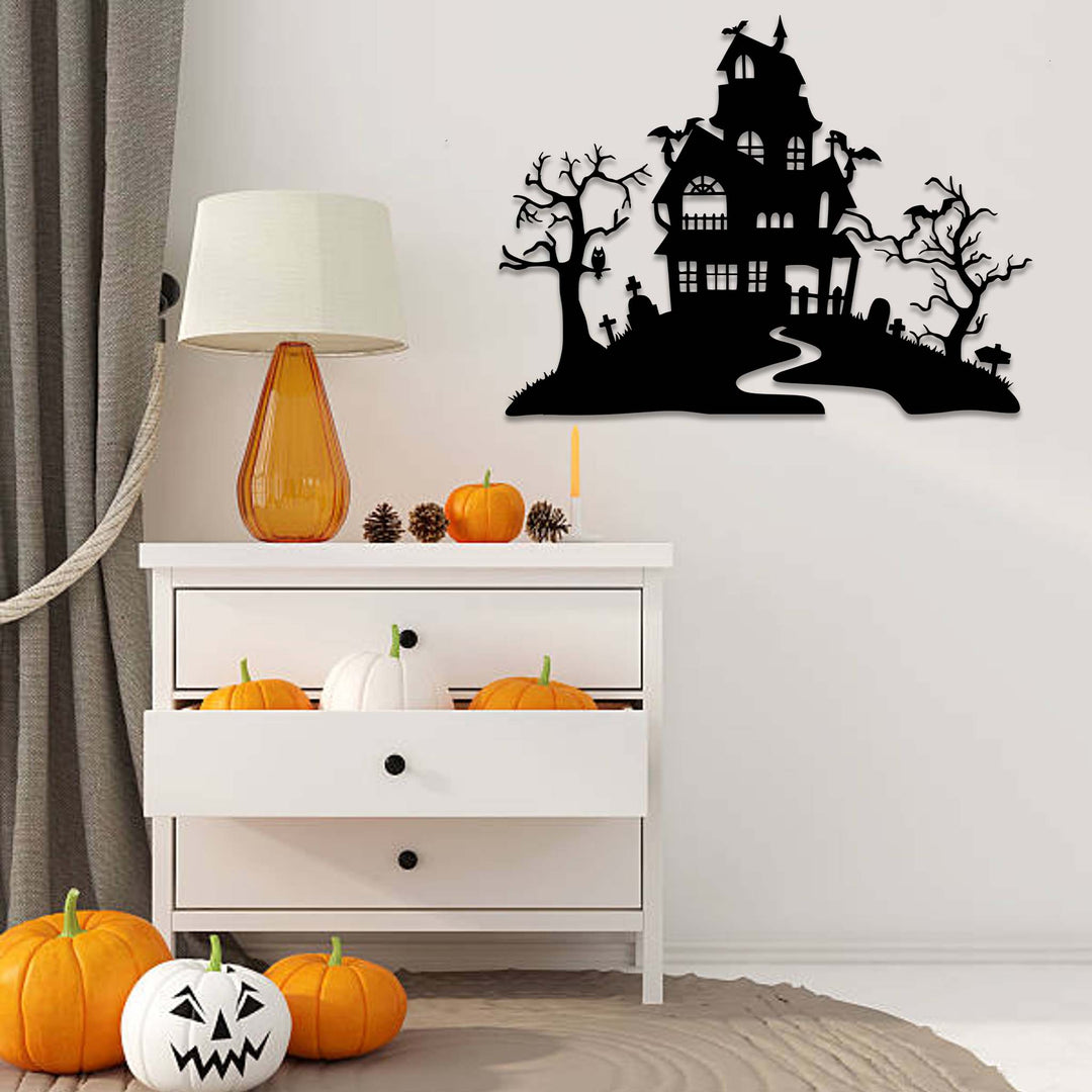 Haunted House - Metal Wall Art - MetalPlex