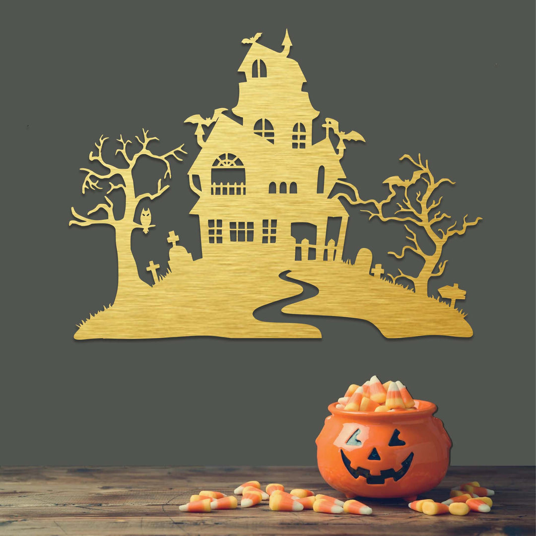 Haunted House - Metal Wall Art - MetalPlex