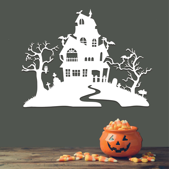 Haunted House - Metal Wall Art - MetalPlex