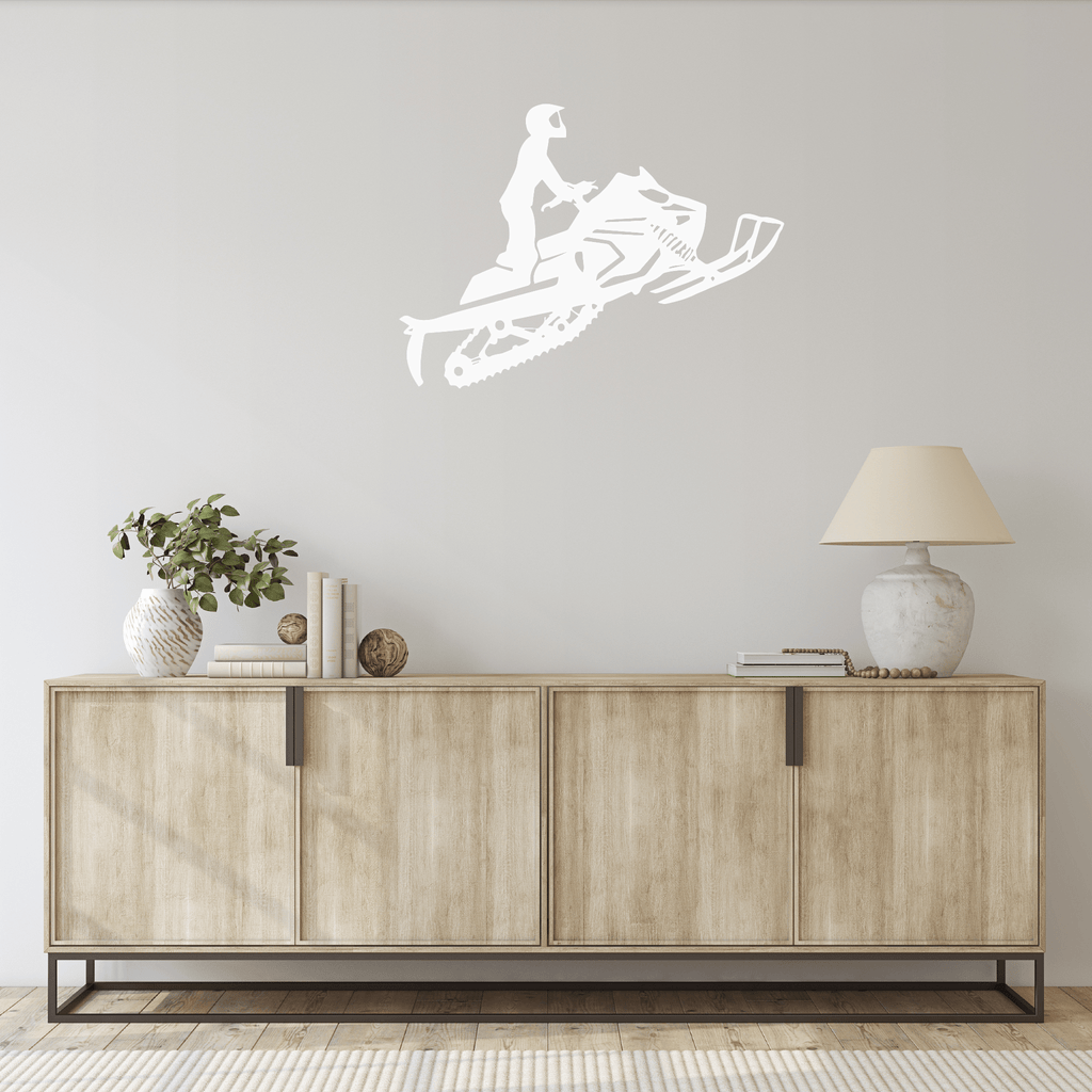 Snowmobiler - Metal Wall Art - MetalPlex