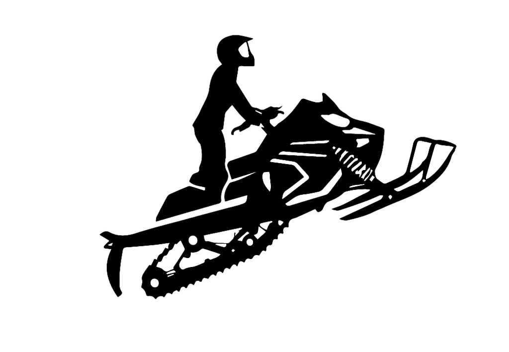 Snowmobiler - Metal Wall Art - MetalPlex