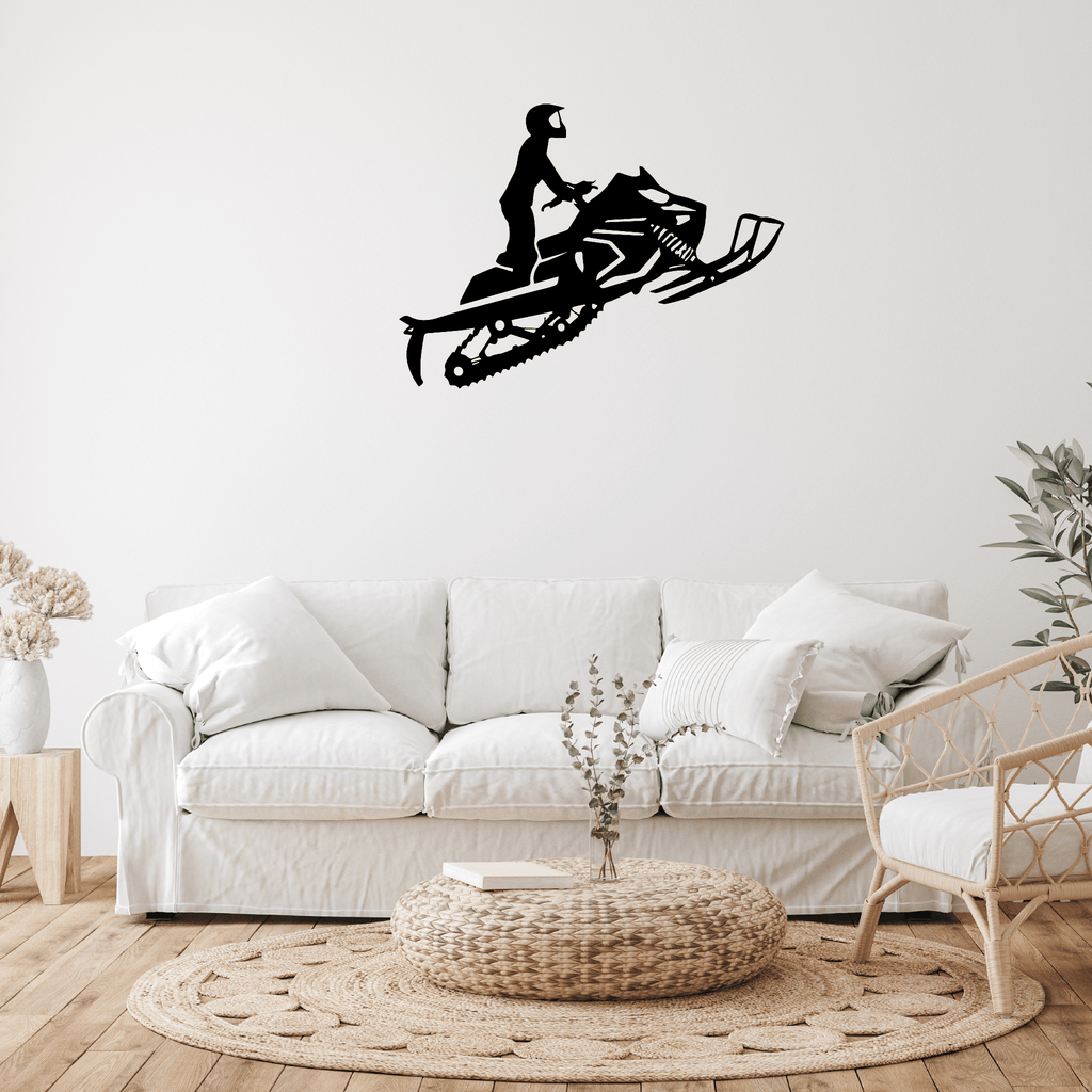 Snowmobiler - Metal Wall Art - MetalPlex