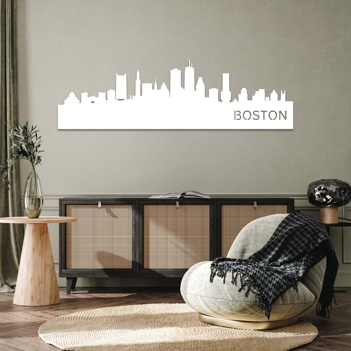 Boston Skyline - Metal Wall Art - MetalPlex