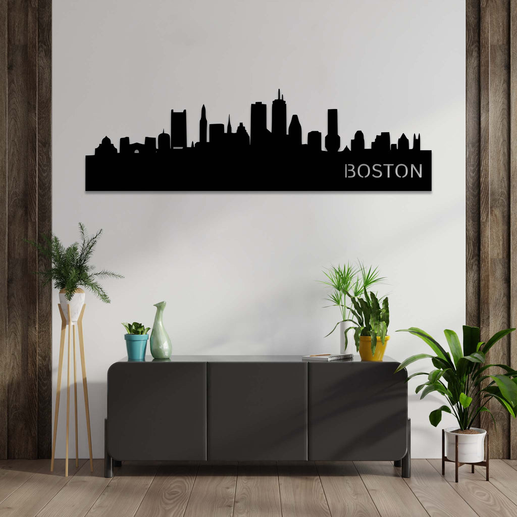 Boston Skyline - Metal Wall Art - MetalPlex