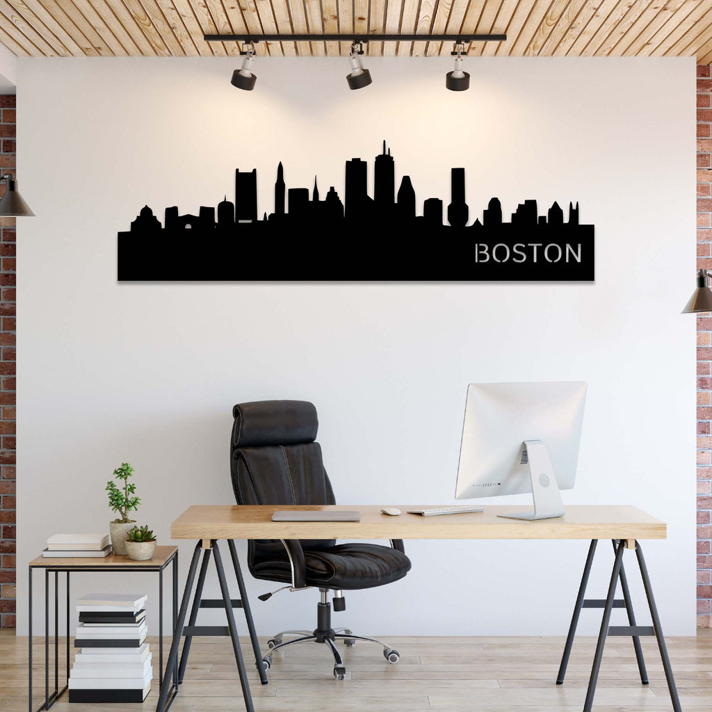 Boston Skyline - Metal Wall Art - MetalPlex