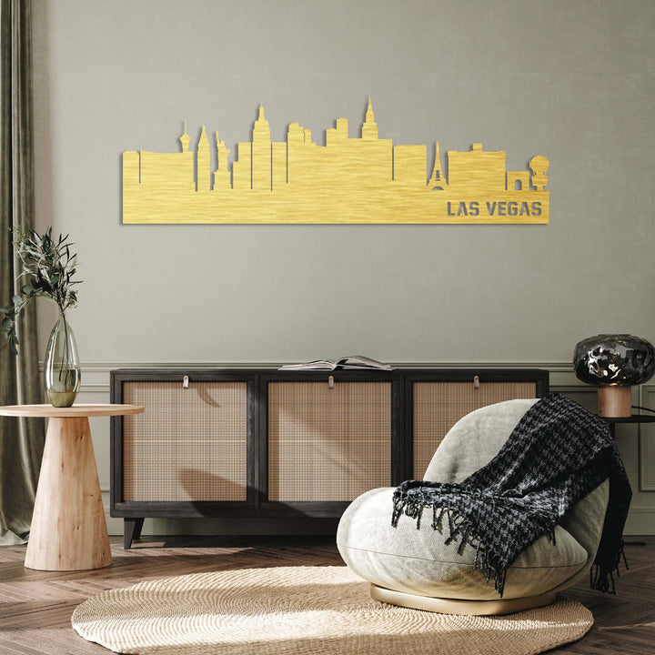 Las Vegas Skyline - Metal Wall Art - MetalPlex