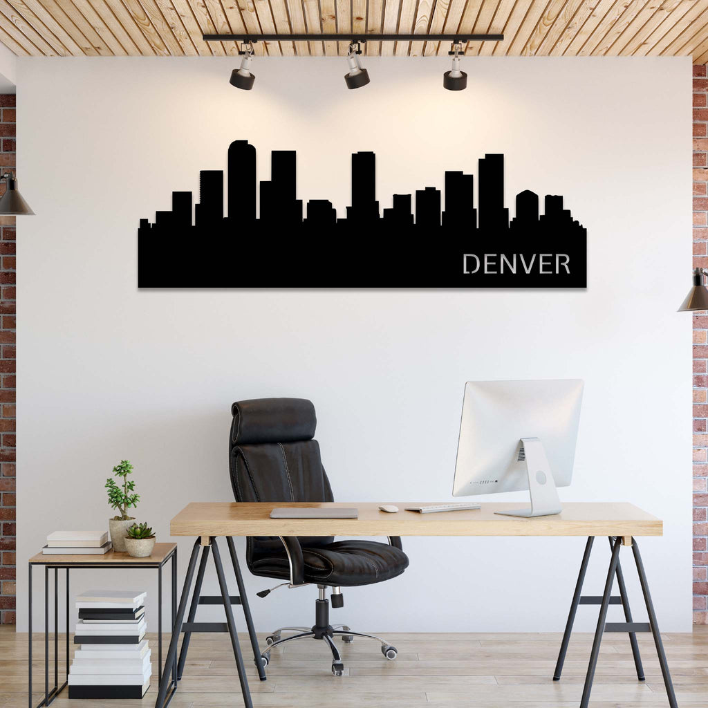 Denver Skyline - Metal Wall Art - MetalPlex