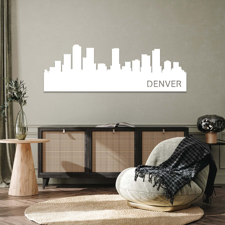 Denver Skyline - Metal Wall Art - MetalPlex