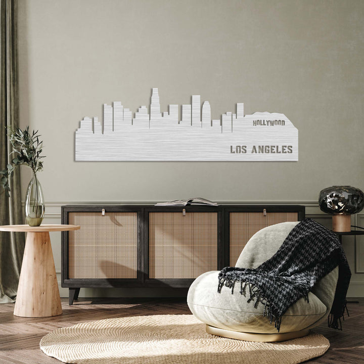Los Angeles Skyline - Metal Wall Art - MetalPlex