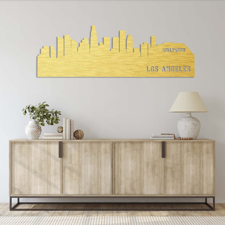 Los Angeles Skyline - Metal Wall Art - MetalPlex