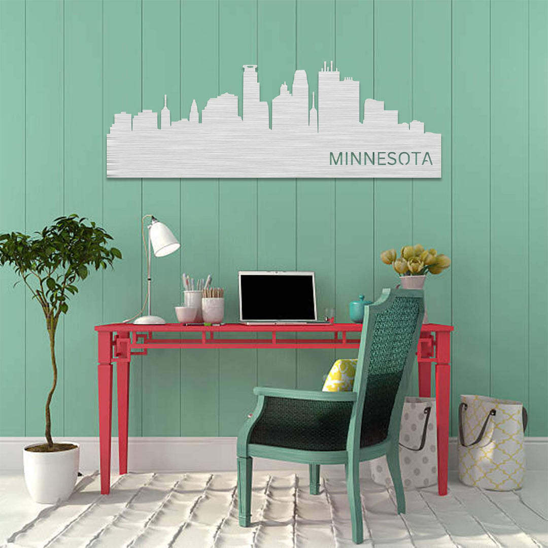 Minnesota Skyline - Metal Wall Art - MetalPlex