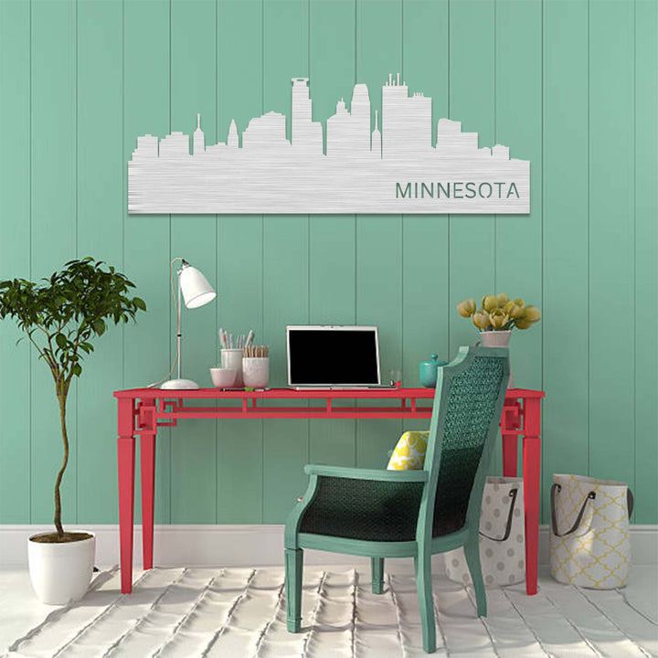 Minnesota Skyline - Metal Wall Art - MetalPlex