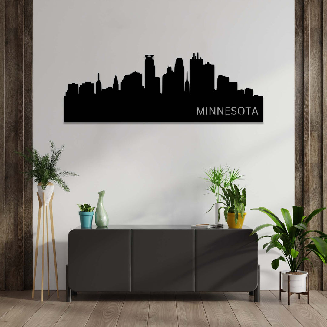 Minnesota Skyline - Metal Wall Art - MetalPlex