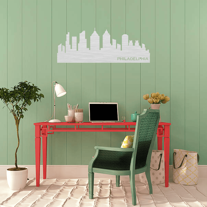 Philadelphia Skyline - Metal Wall Art - MetalPlex