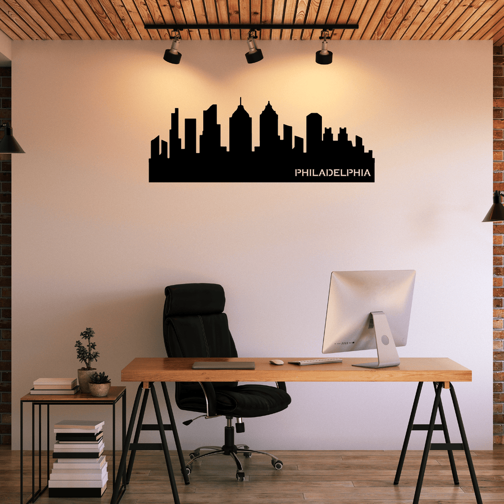 Philadelphia Skyline - Metal Wall Art - MetalPlex