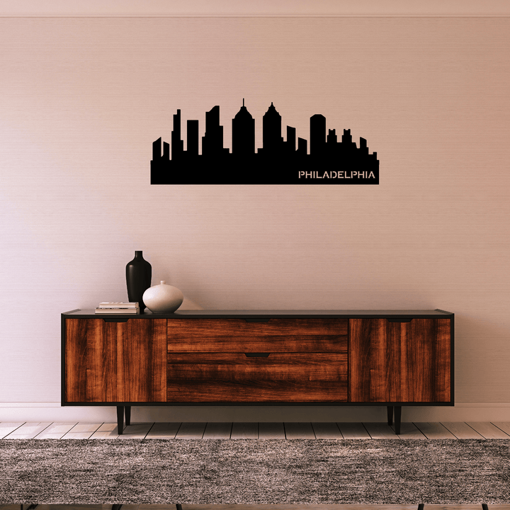 Philadelphia Skyline - Metal Wall Art - MetalPlex
