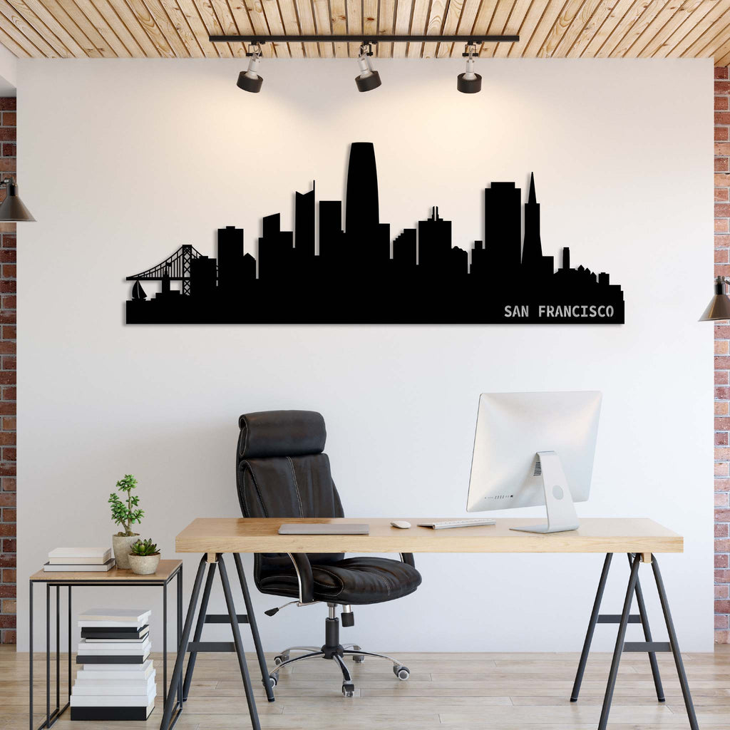 San Francisco Skyline - Metal Wall Art - MetalPlex