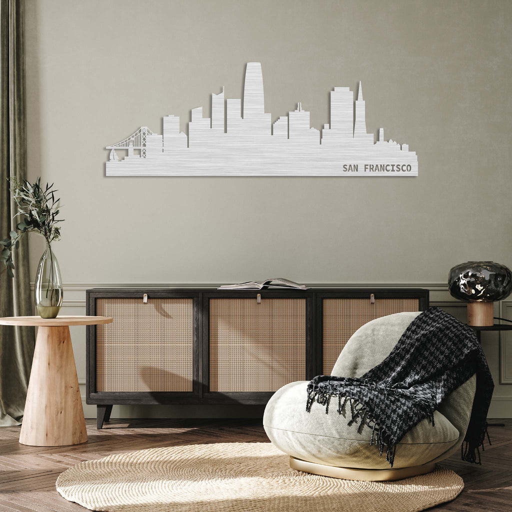 San Francisco Skyline - Metal Wall Art - MetalPlex