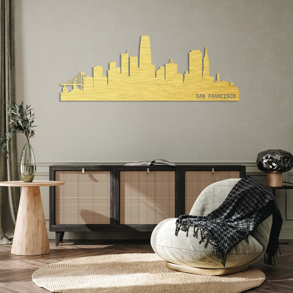 San Francisco Skyline - Metal Wall Art - MetalPlex