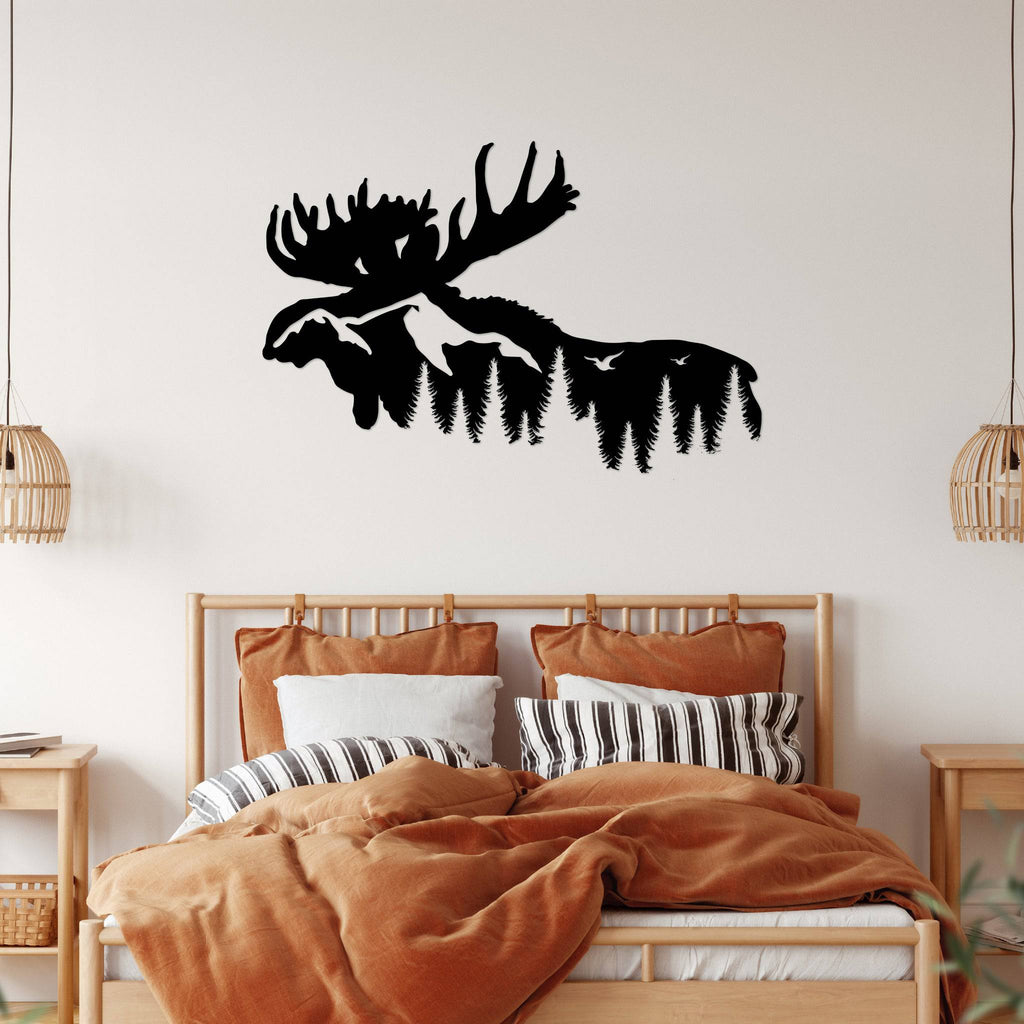 Moose Mountain - Metal Wall Art - MetalPlex