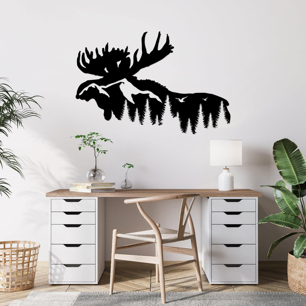 Moose Mountain - Metal Wall Art - MetalPlex