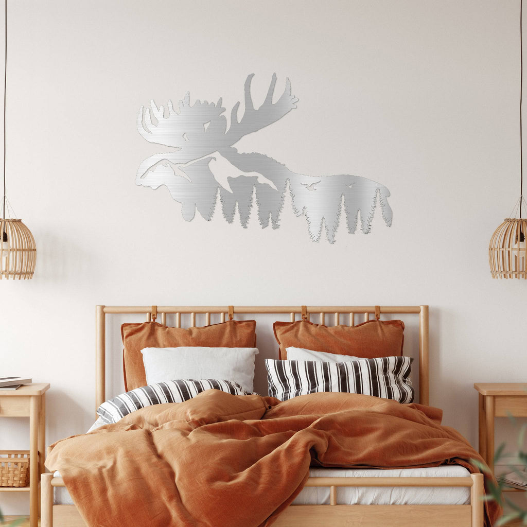 Moose Mountain - Metal Wall Art - MetalPlex