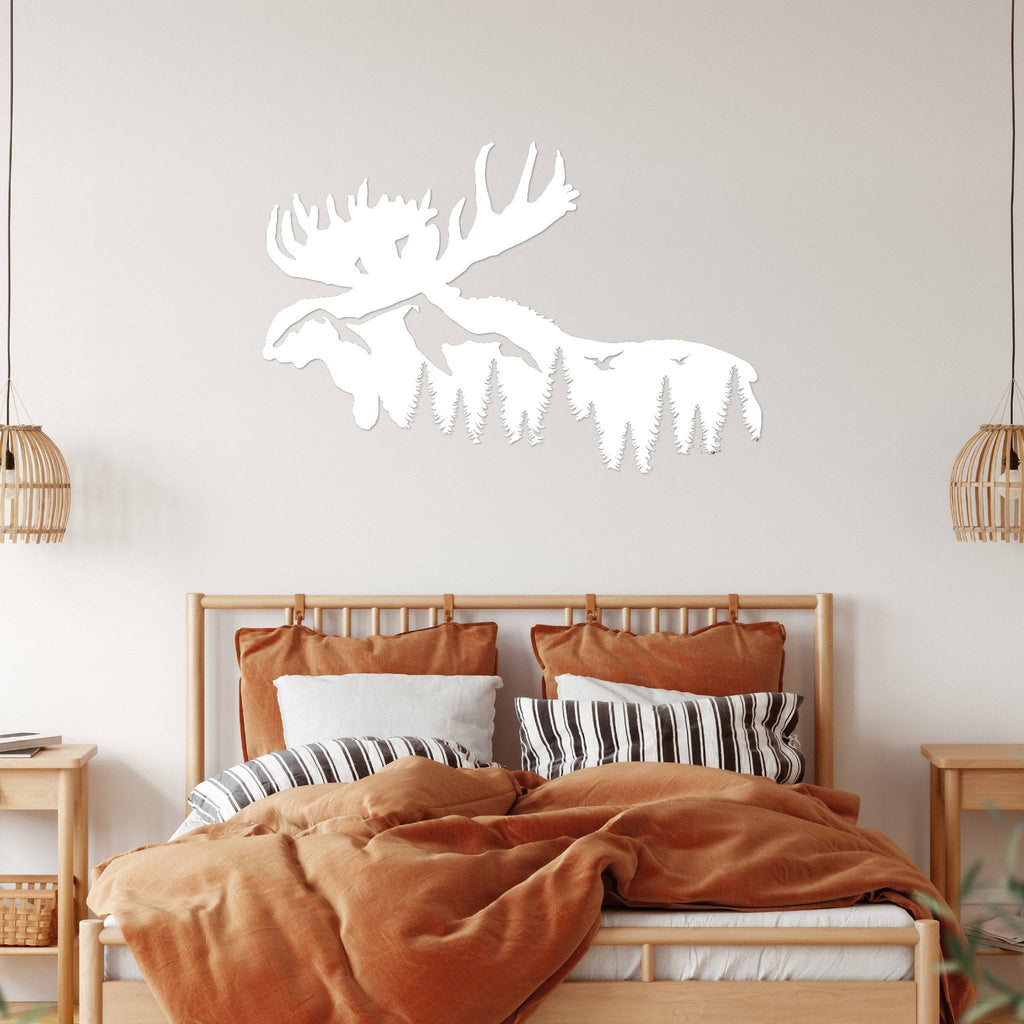 Moose Mountain - Metal Wall Art - MetalPlex