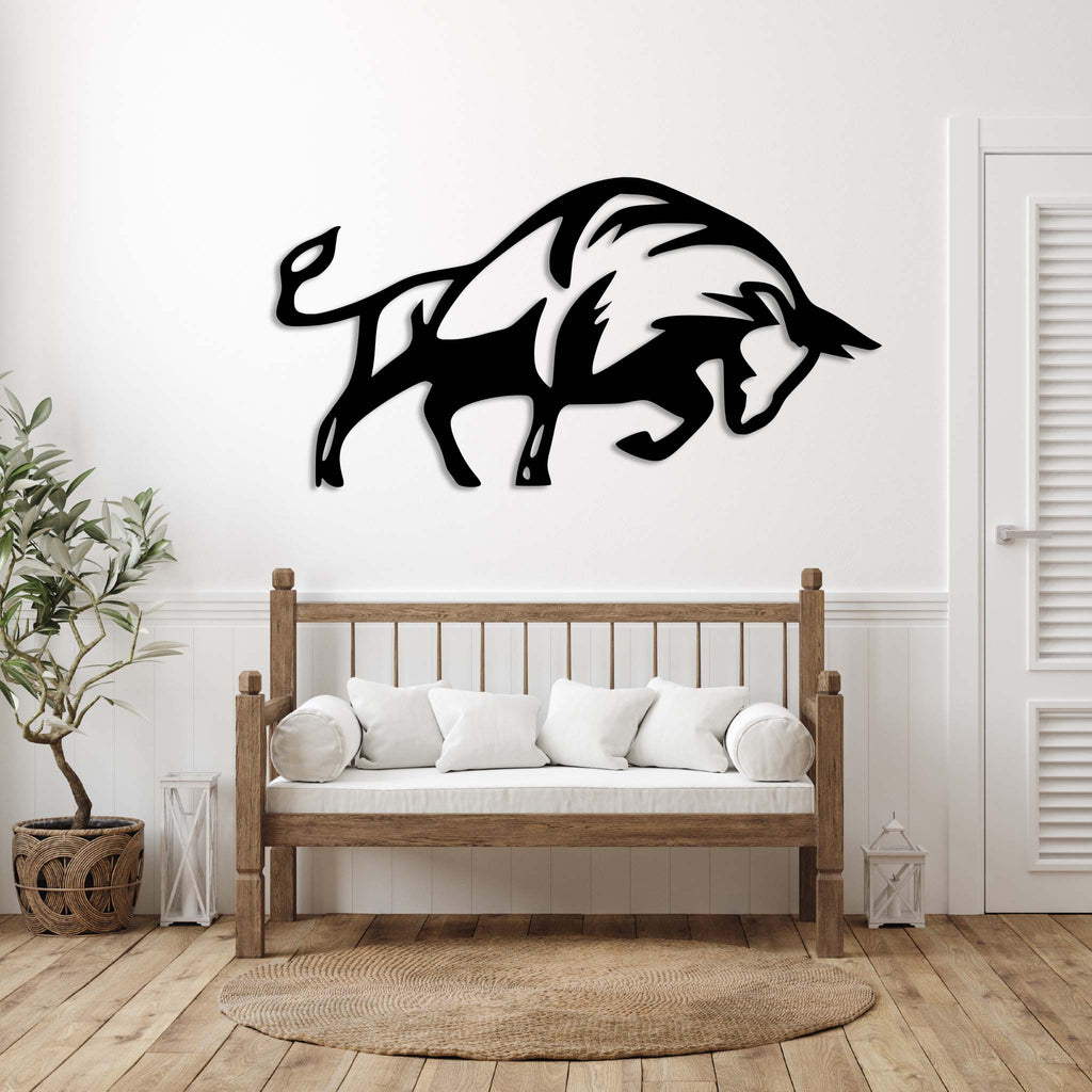 Raging Bull - Metal Wall Art - MetalPlex