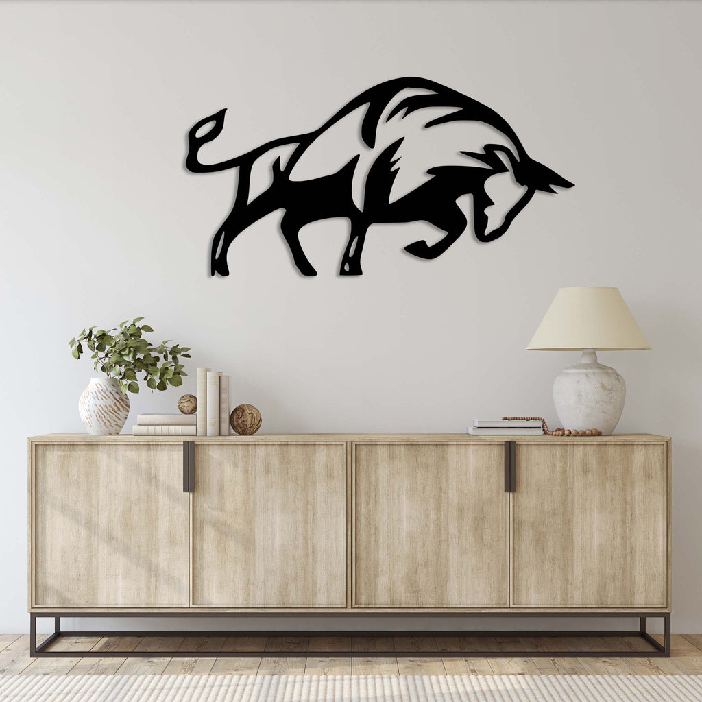 Raging Bull - Metal Wall Art - MetalPlex