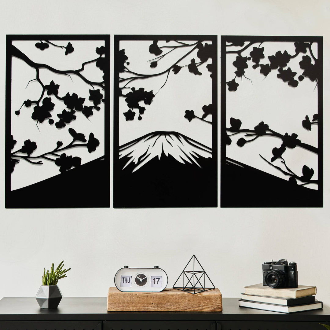 Sakura Cherry Blossom - Metal Wall Art - MetalPlex