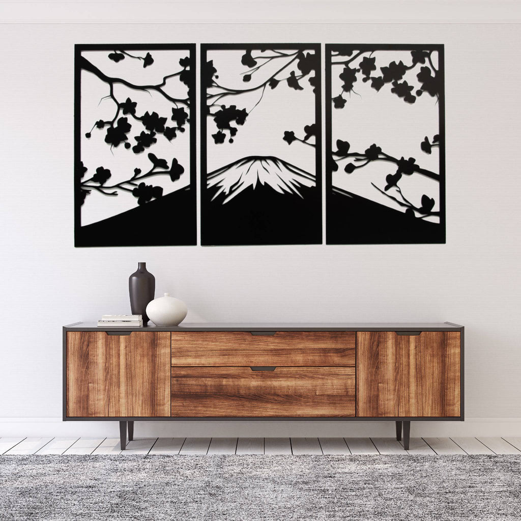 Sakura Cherry Blossom - Metal Wall Art - MetalPlex