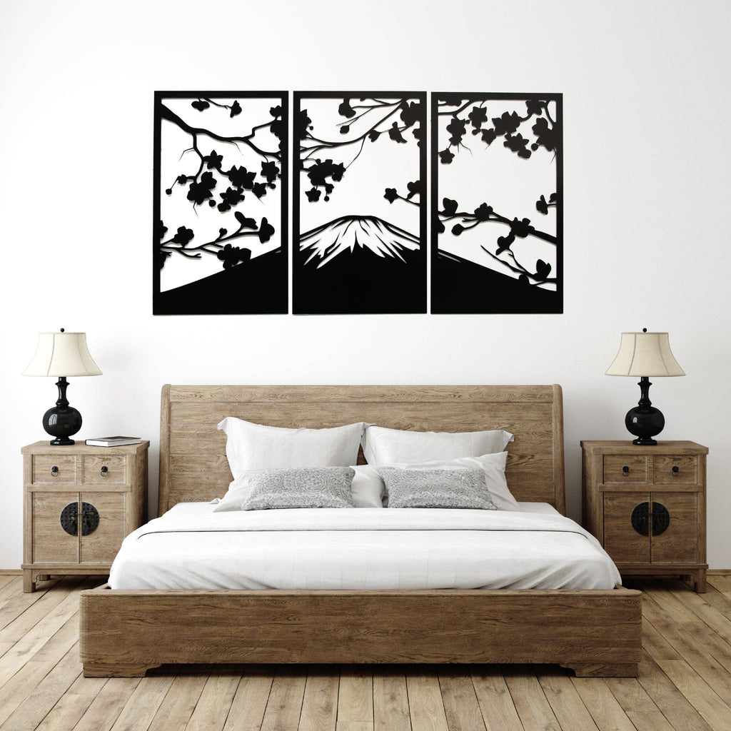 Sakura Cherry Blossom - Metal Wall Art - MetalPlex