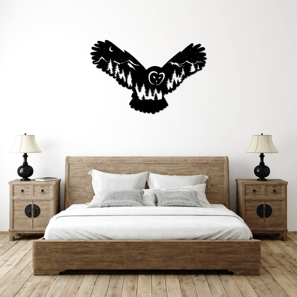 Owl - Metal Wall Art - MetalPlex