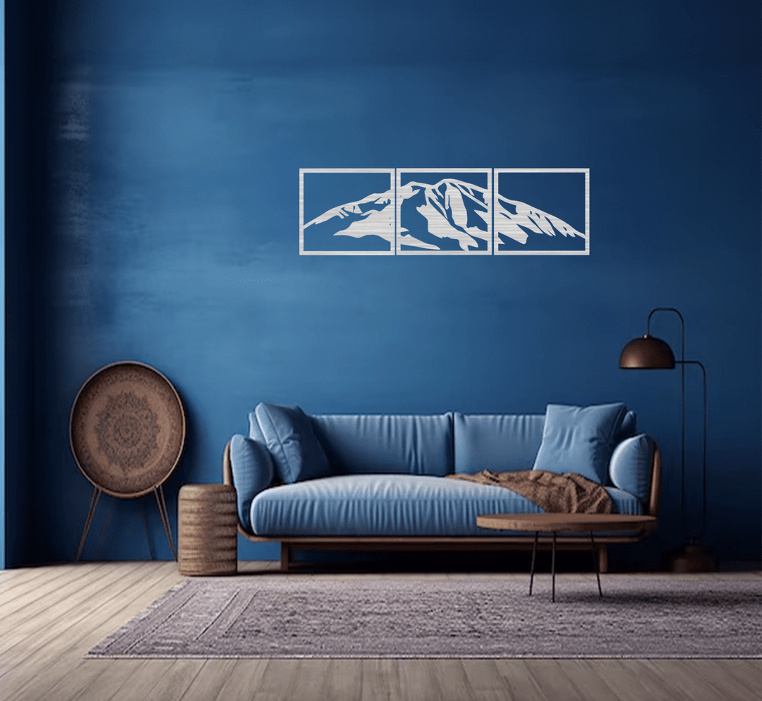 Mount Sopris (3 Piece) - Metal Wall Art - MetalPlex