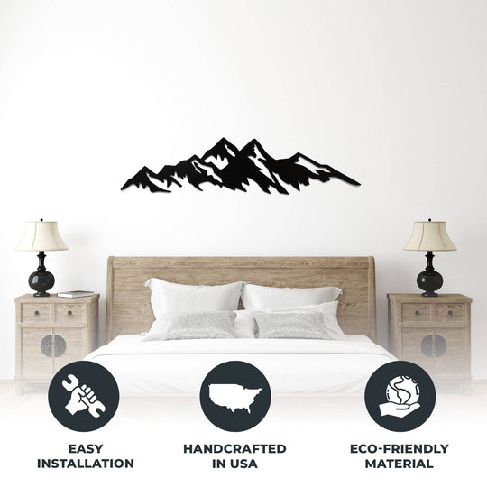 Mountains - Metal Wall Art