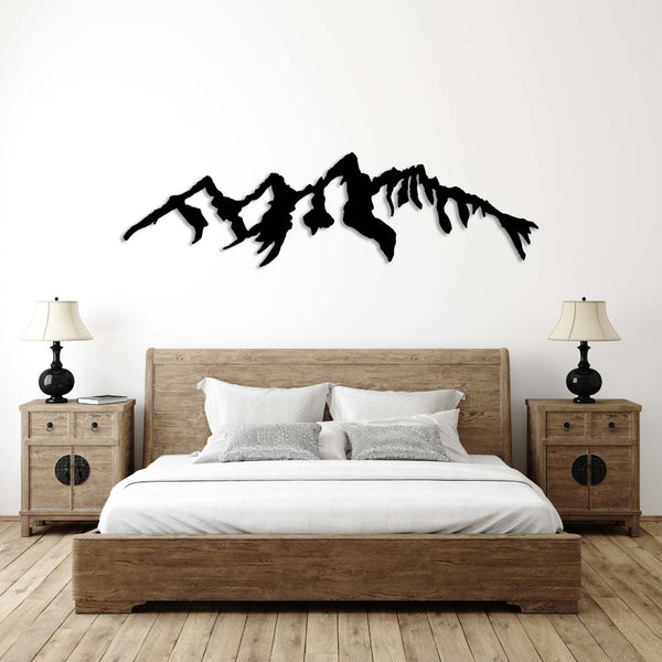アート・デザイン・音楽 Cette Montagne C'Est Moi metalplex-black-46-x-12-teton-