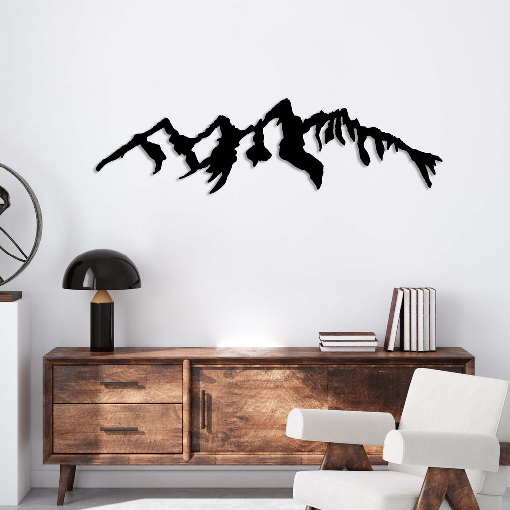 Teton Mountains Alternative - Metal Wall Art - MetalPlex