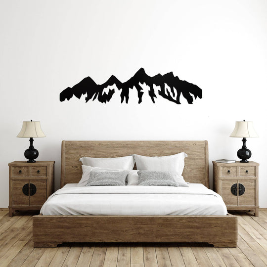 Teton Mountain Range - Metal Wall Art