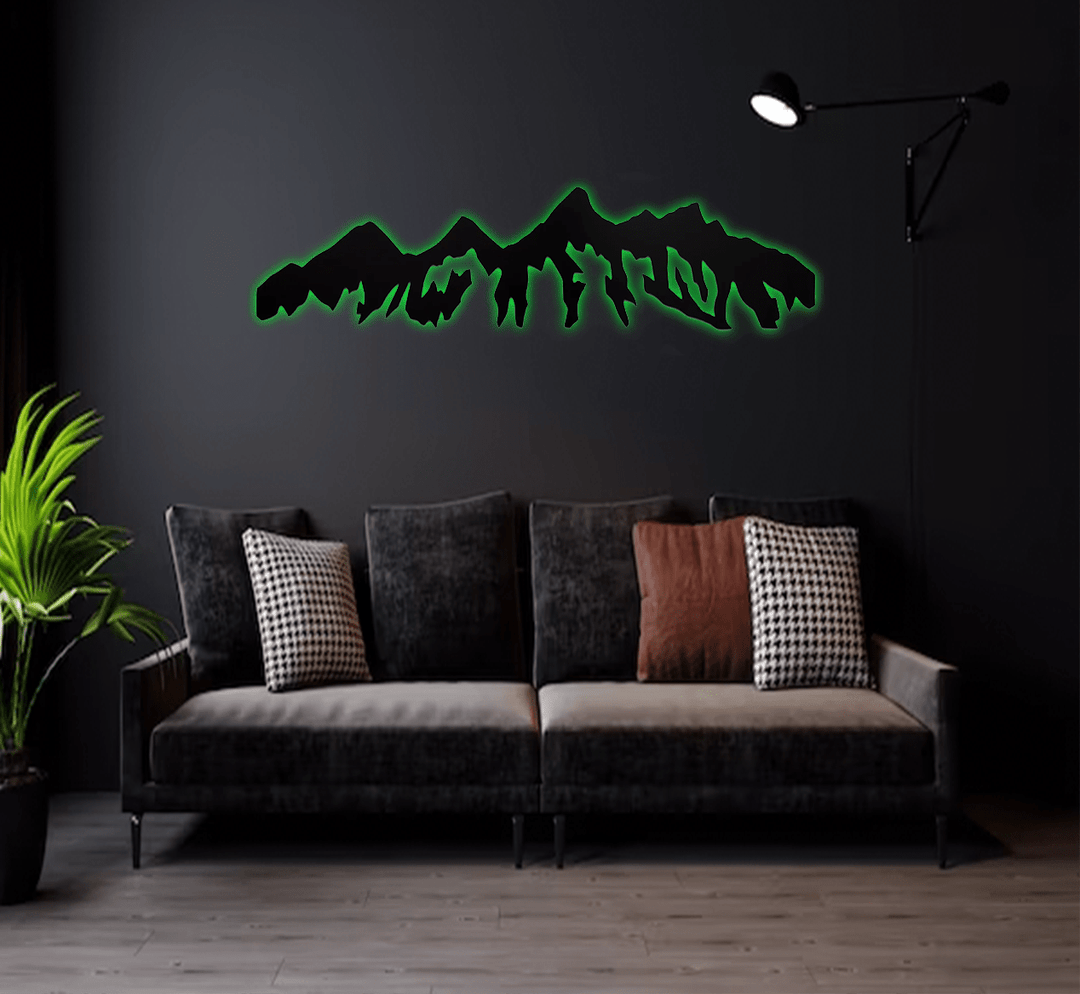 Teton Mountain Range - Metal Wall Art - MetalPlex