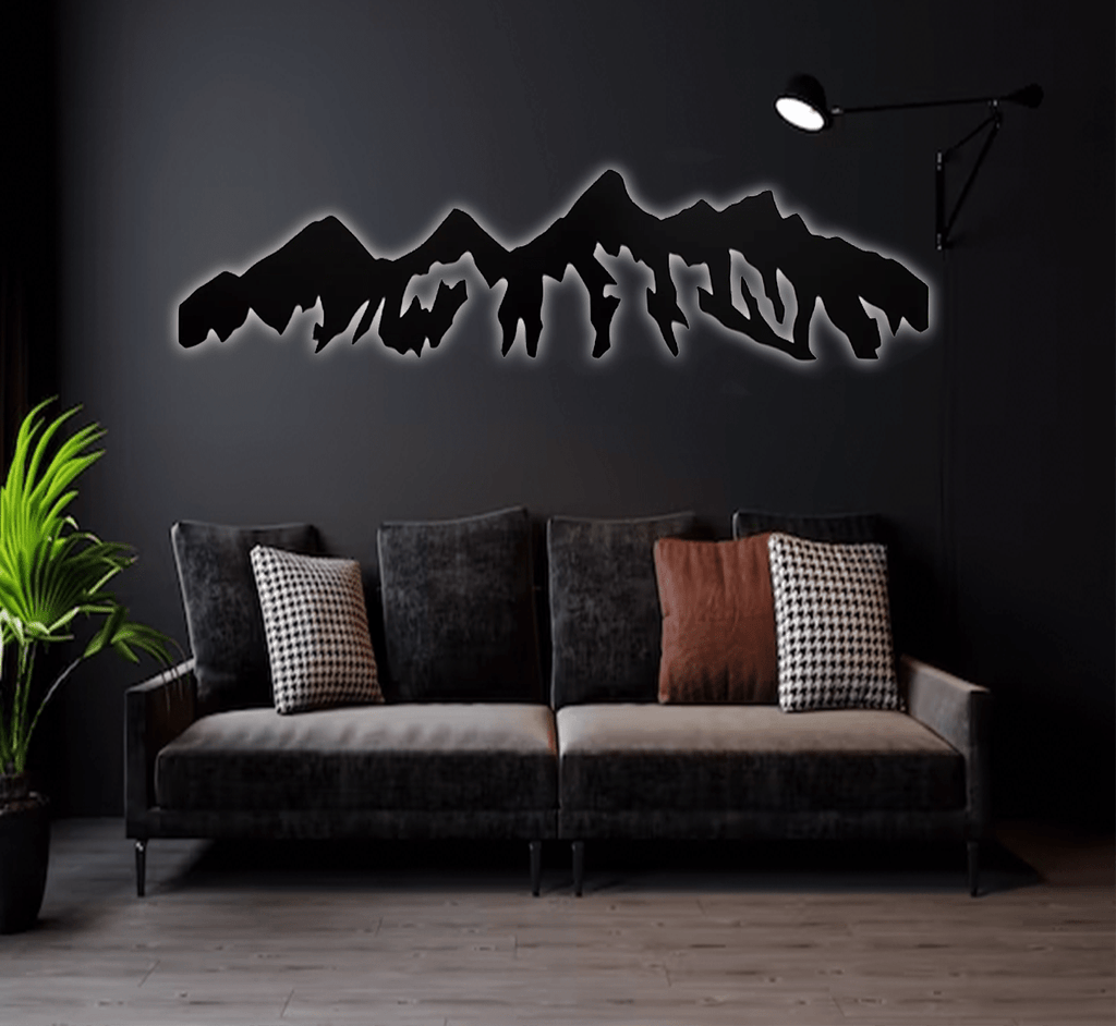 Teton Mountain Range - Metal Wall Art - MetalPlex