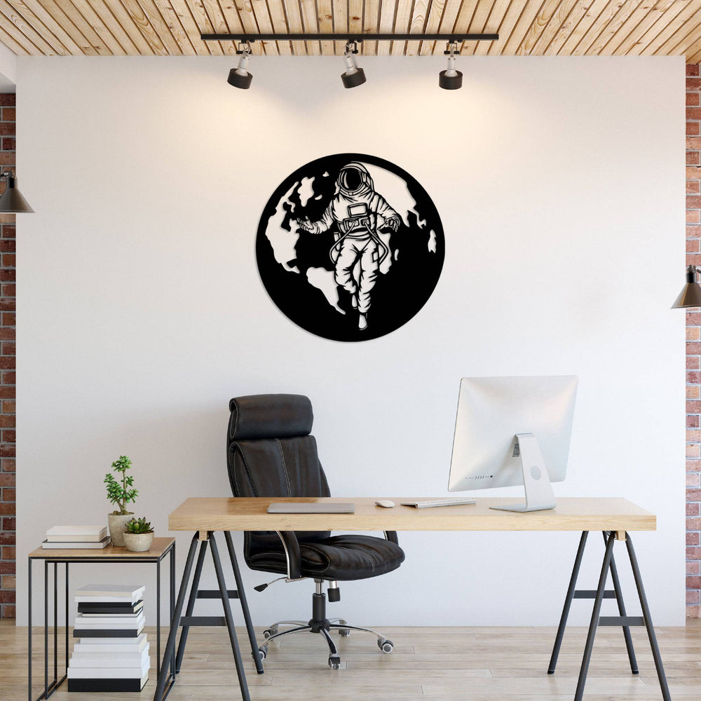 Astronaut in Space - Metal Wall Art - MetalPlex