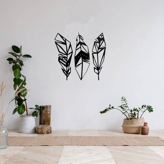 Feathers - Metal Wall Art