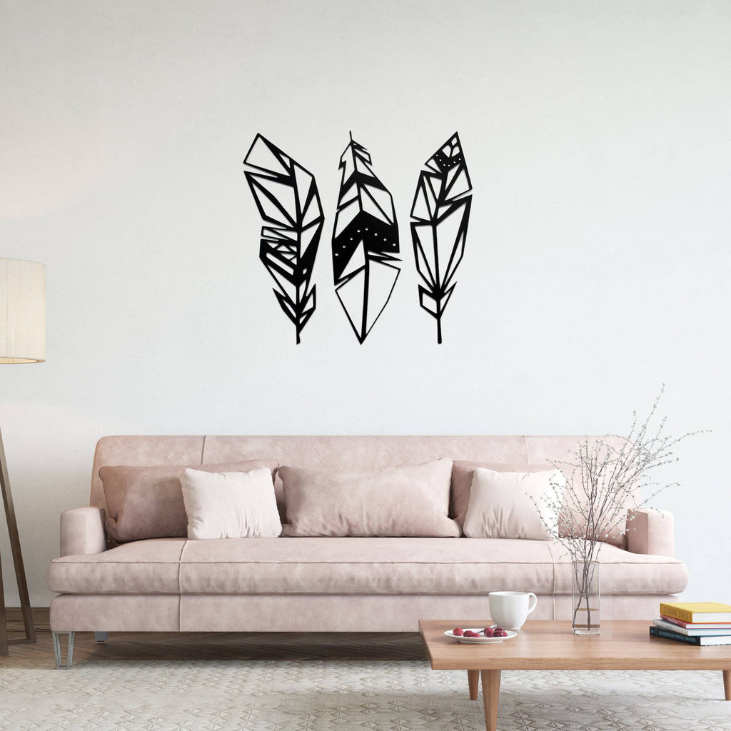 Feathers - Metal Wall Art - MetalPlex