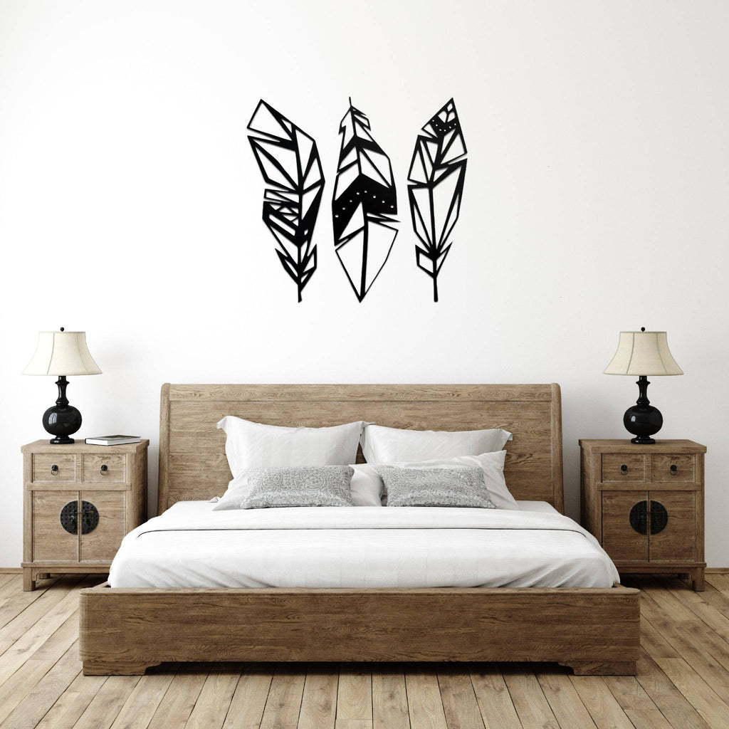 Feathers - Metal Wall Art - MetalPlex