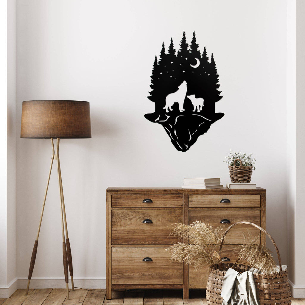 Forest Wolf - Metal Wall Art - MetalPlex