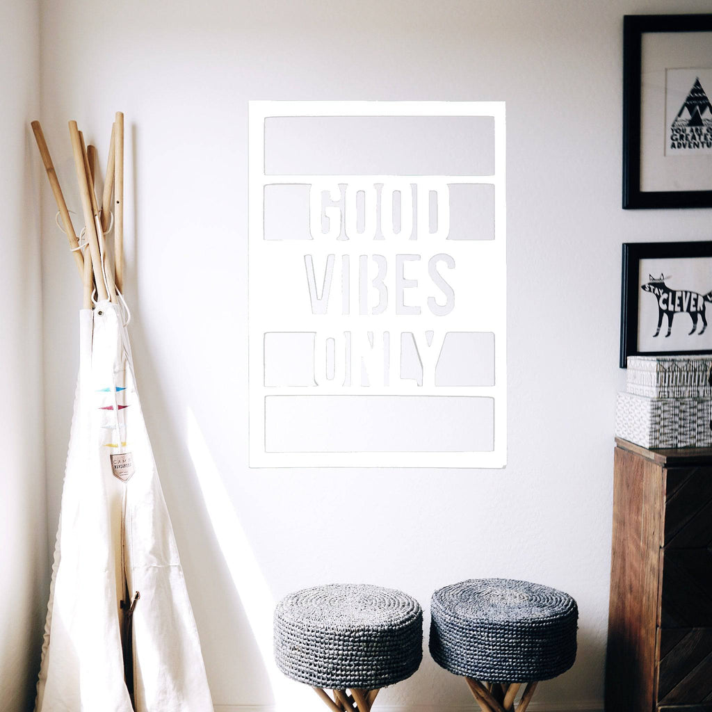 Good Vibes Only - Metal Wall Art - MetalPlex