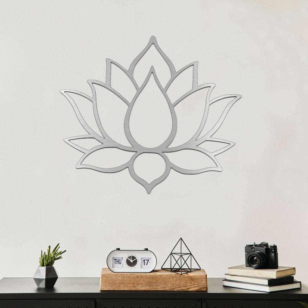 Lotus Flower - Metal Wall Art - MetalPlex